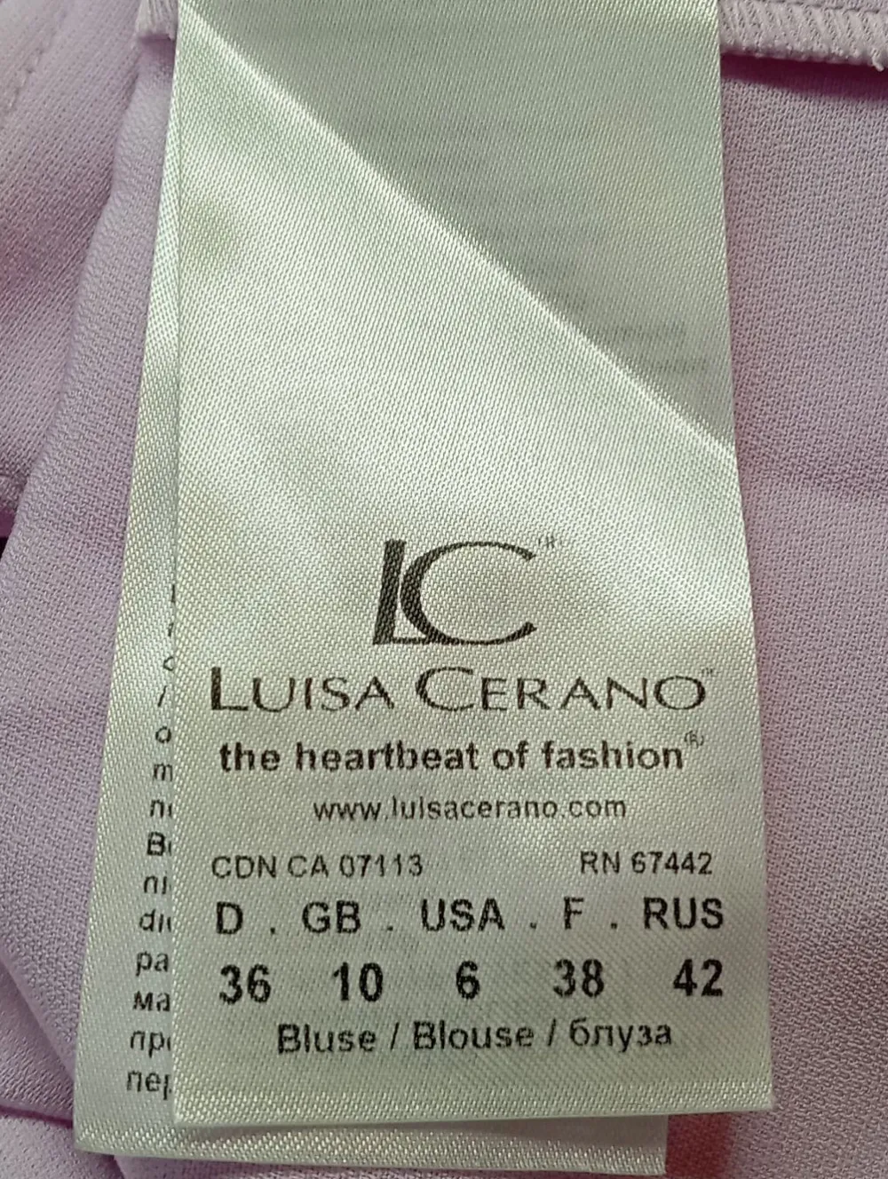 Twin Sets>Luisa Cerano Strick Twin Set Größe 36 pink