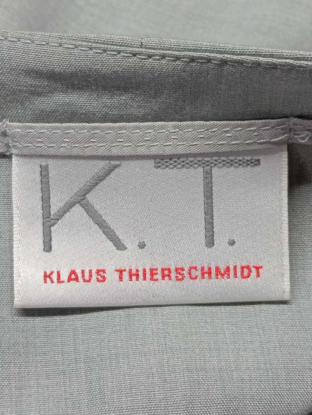 Twin Sets>Klaus Thierschmidt Strick Twin Set Größe 38 hellgrau