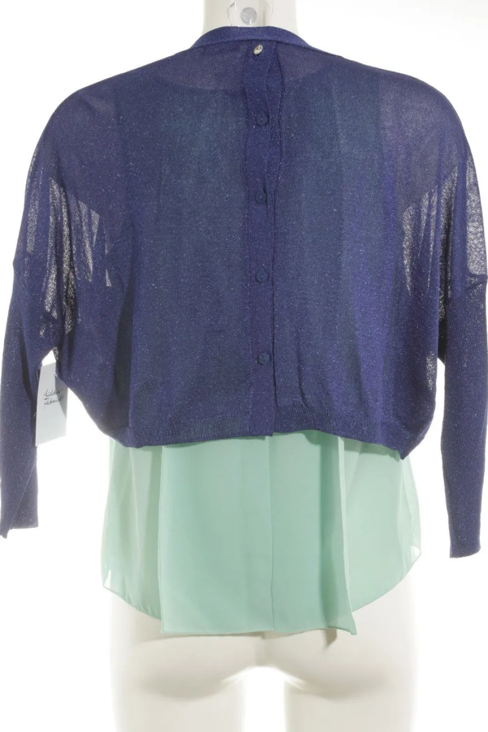 Twin Sets> Strick Twin Set Größe 36 blaumint