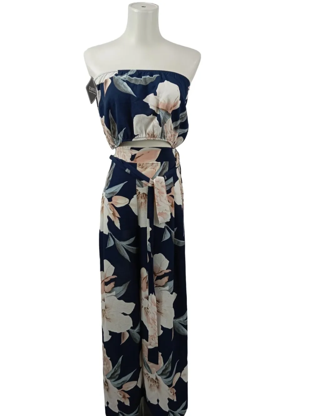 Twin Sets>Zaful Strick Twin Set Größe 40 blauwollweiß