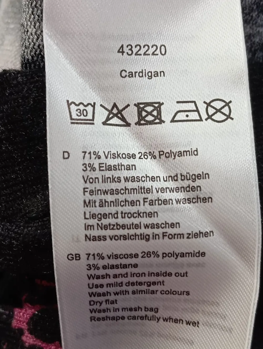 Twin Sets>Ovanti Strick Twin Set Größe 48 pinkschwarz