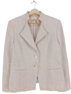 Blazer>Peter Hahn Strickblazer Größe 42 creme