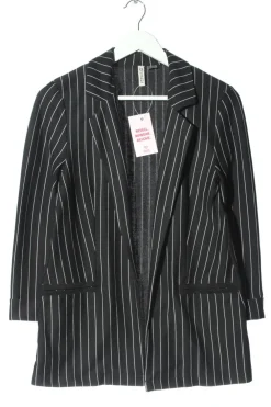 Blazer>H&M Strickblazer Größe 36 schwarzweiß