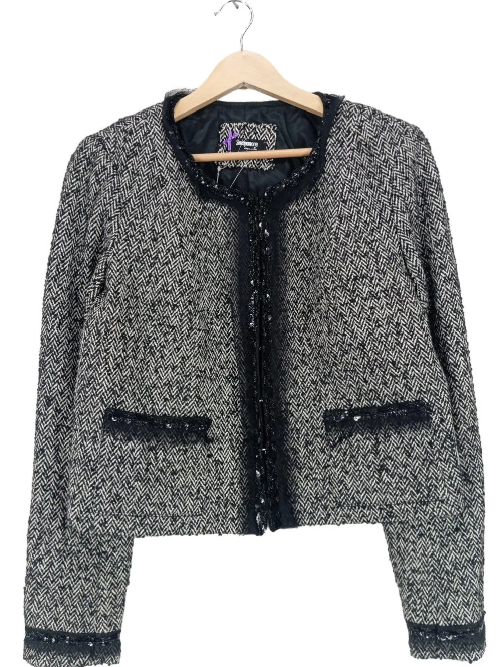 Strickblazer Größe 40-Sinu00e9quanone