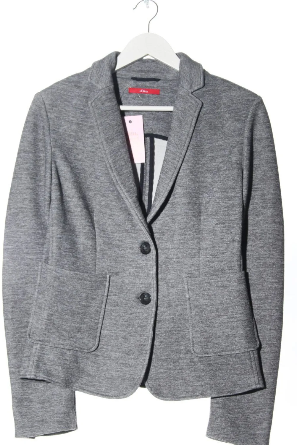 Blazer>s.Oliver Strickblazer Größe 36 grauhellgrau