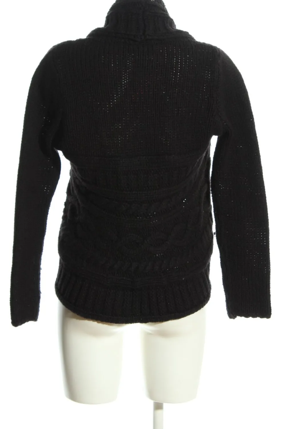 Strickbekleidung>Carmen Marc Valvo Strickbolero Größe 38 schwarz