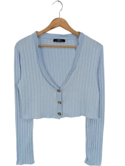 Strickbekleidung>Bershka Strickbolero Größe 40 blau