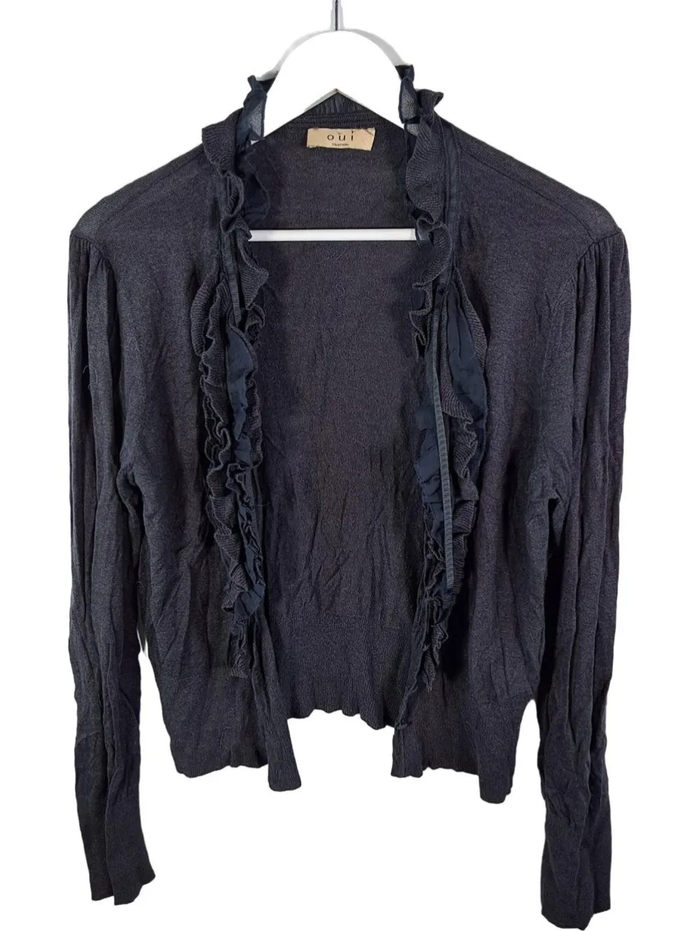 Strickbekleidung> Strickjacke grau