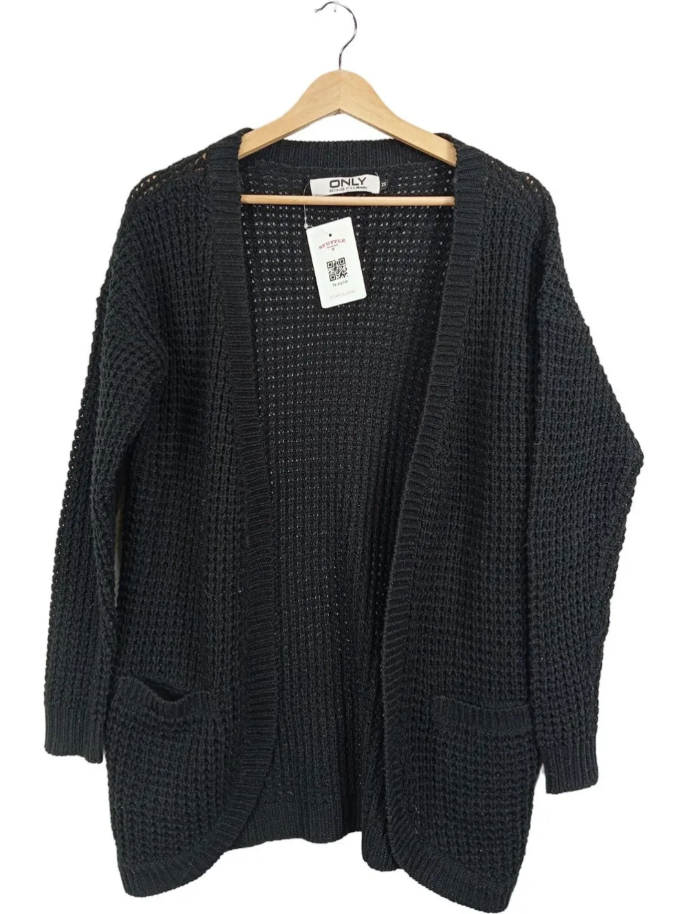 Strickbekleidung>Only Strickjacke Größe 34 schwarz