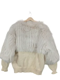 Strickbekleidung>Vita grace Strickjacke Größe 38 cremewollweiß