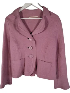 Strickbekleidung> Strickjacke Größe 42 rosa