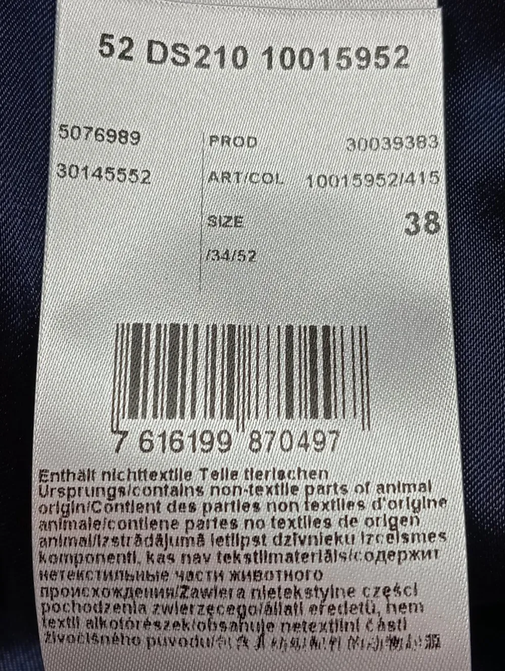 Strickbekleidung>Windsor Smith Strickjacke Größe 38 dunkelblau