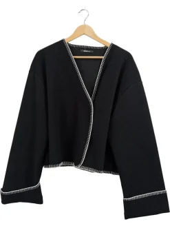 Strickbekleidung> Strickjacke Größe 42 schwarz