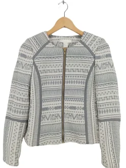 Strickbekleidung>H&M Strickjacke Größe 36 hellgrau