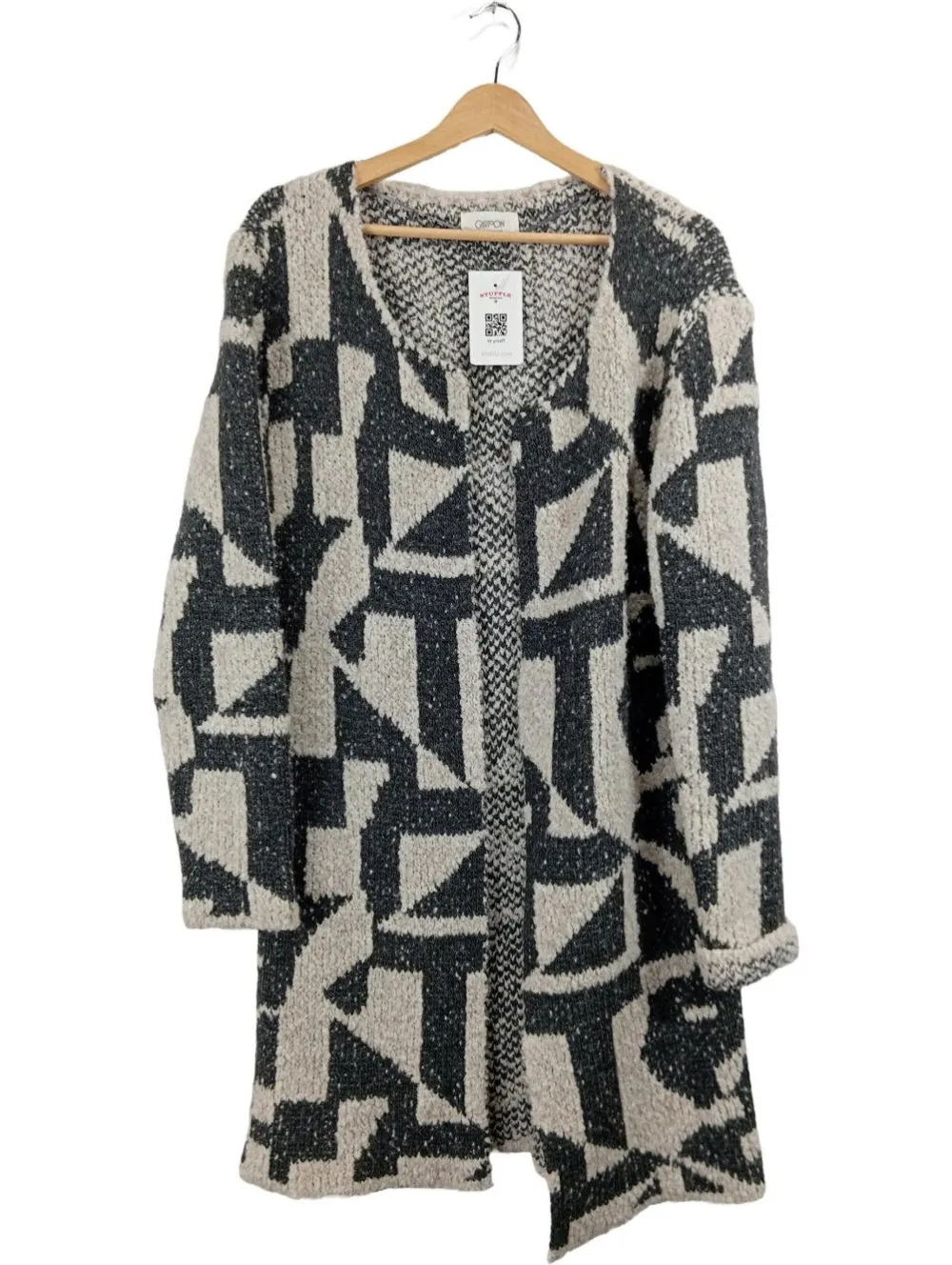 Strickbekleidung>Cartoon Strickjacke Größe 40 grau