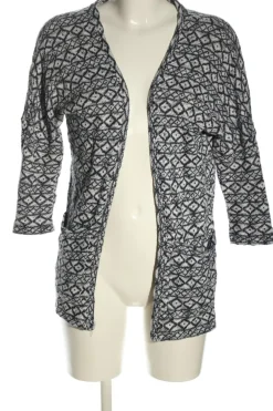 Strickbekleidung>Pieces Strickjacke Größe 36 schwarzweiß