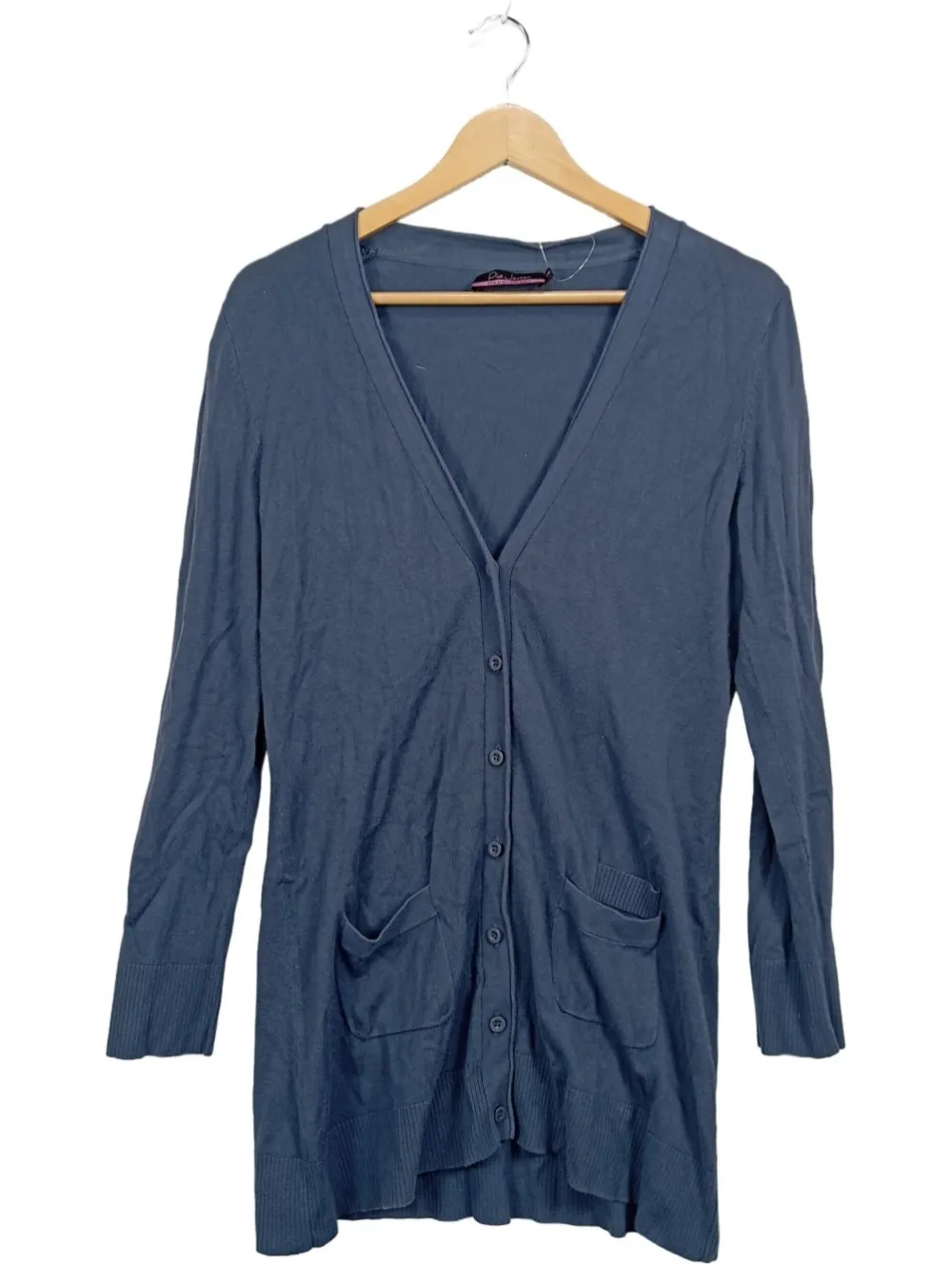 Strickbekleidung> Strickjacke Größe 38 blau