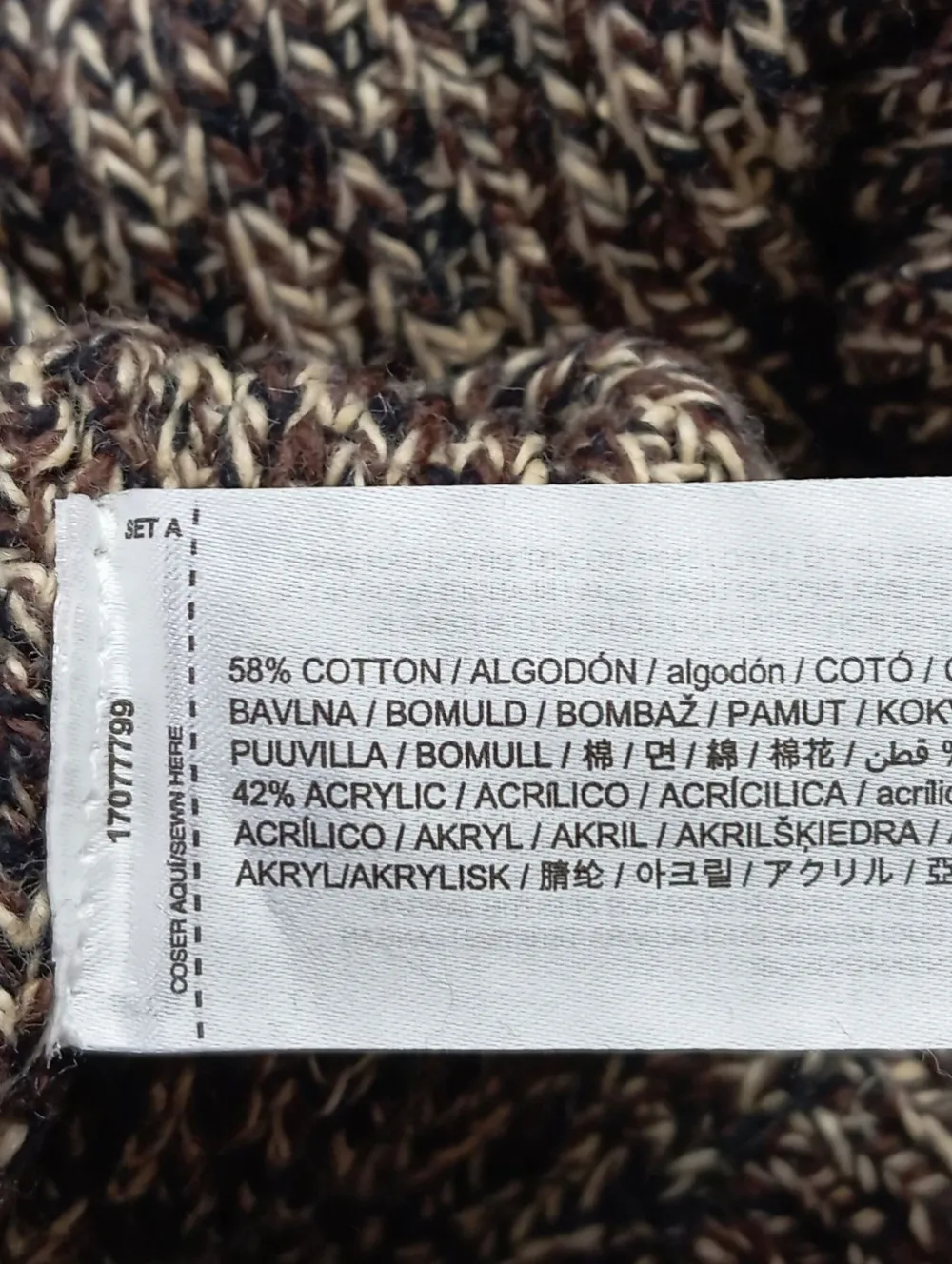 Strickbekleidung>MNG Strickjacke Größe 36 wollweiß