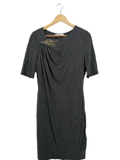 Kleider>Blugirl Strickkleid Größe 40 hellgrau