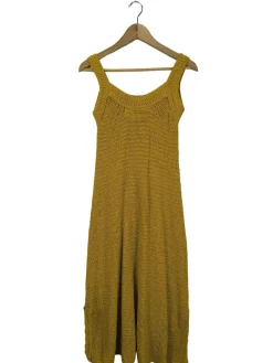 Kleider>Zara Knit Strickkleid Größe 36 hellorange