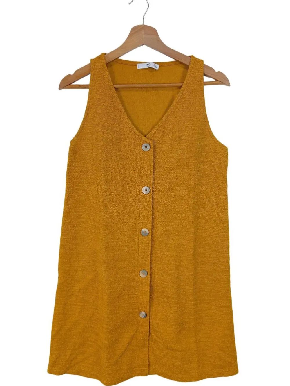 Kleider>MNG Strickkleid Größe 38 hellorange