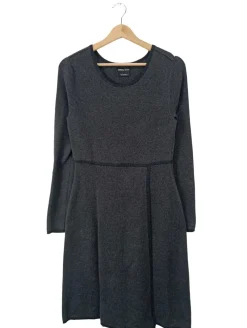 Kleider>Prana Strickkleid Größe 38 hellgrau