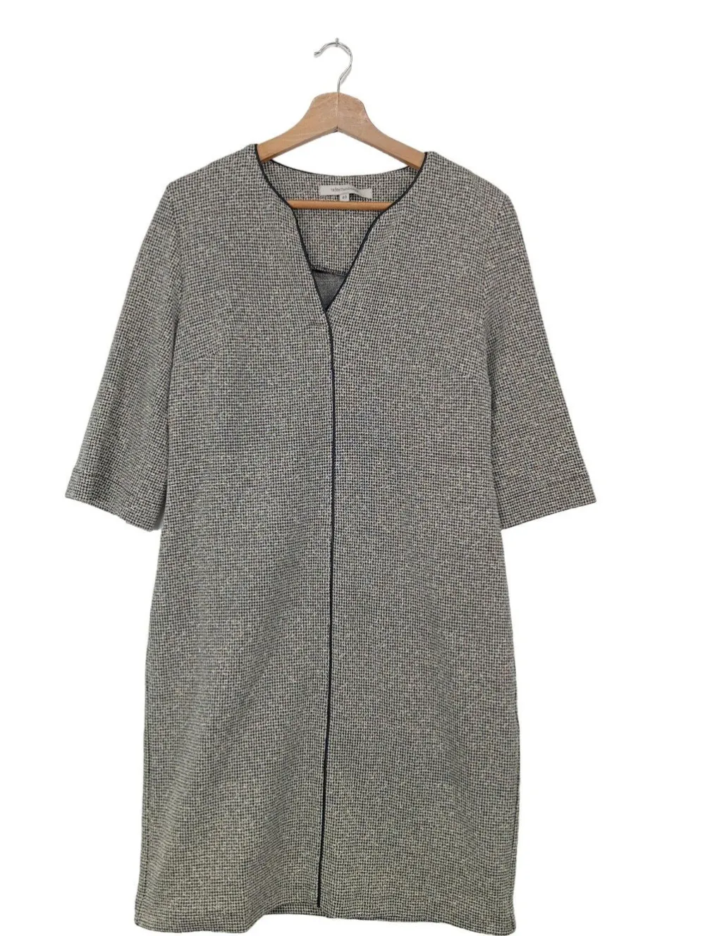 Kleider>La Fu00e9e Strickkleid Größe 40 hellgrau