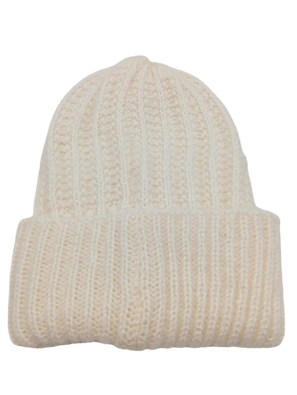 Mützen>Stradivarius Strickmütze wollweiß