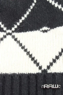 Mützen>G-Star Raw Strickmütze schwarzcreme