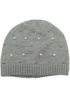 Mützen>Bonita Strickmütze hellgrau