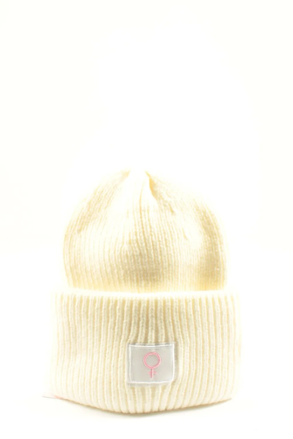 Mützen>Le Figlie Strickmütze wollweiß