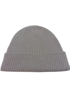 Mützen>V Von Goat Strickmütze hellgrau