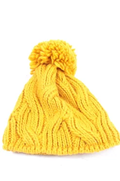Mützen>Gebeana Strickmütze blassgelb