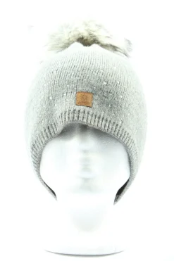 Mützen>woolk Strickmütze Größe 57 blau