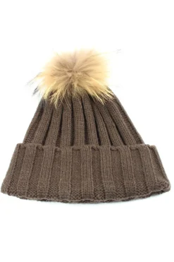 Mützen>Samaya Strickmütze Größe 57 braun