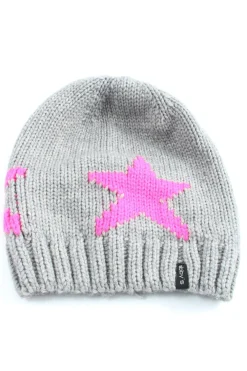 Mützen>Abbyu2019s Strickmütze Größe 56 hellgraupink
