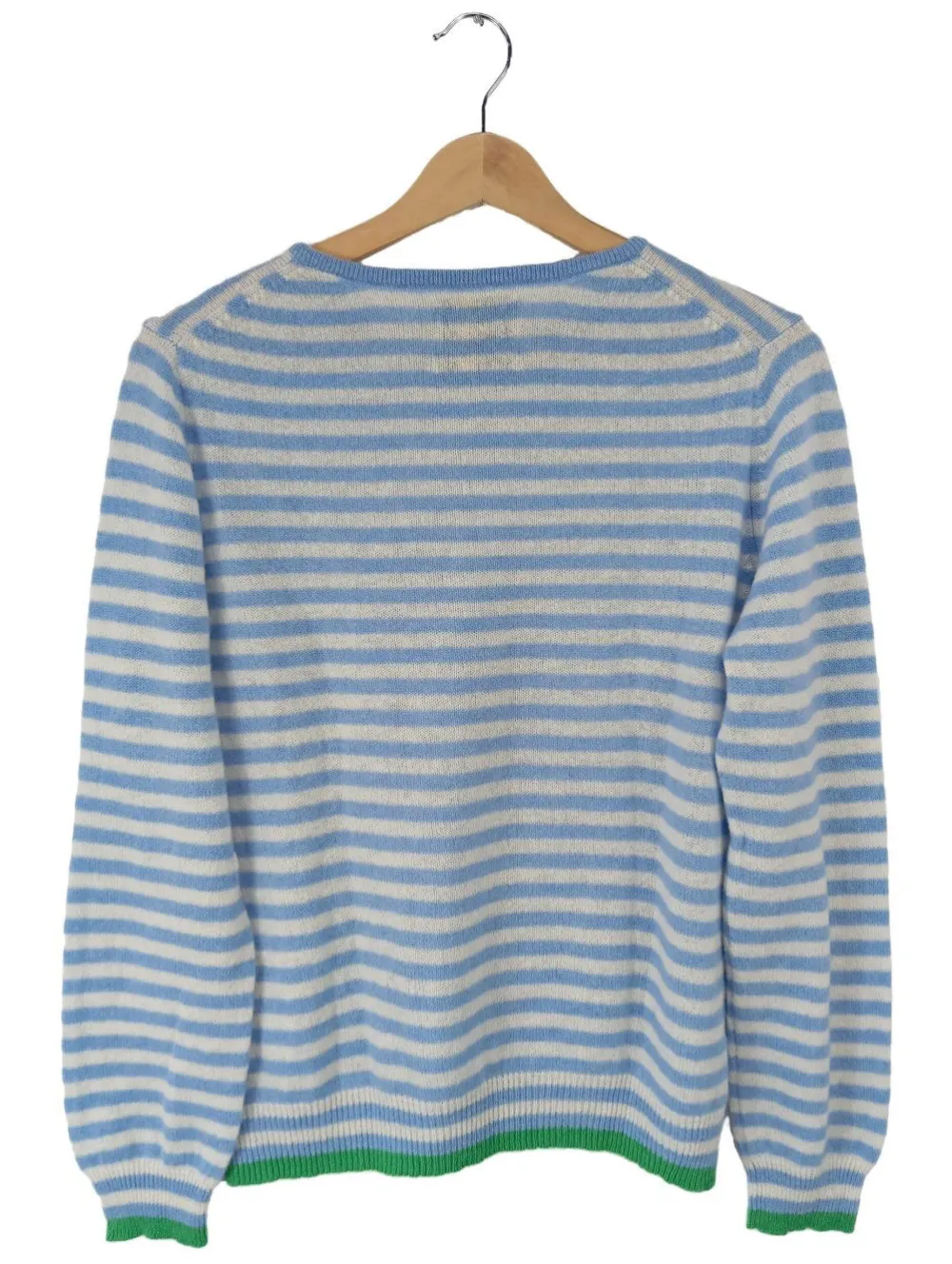 Pullover>Jumper 1234 Strickpullover Größe 40 blauweiß