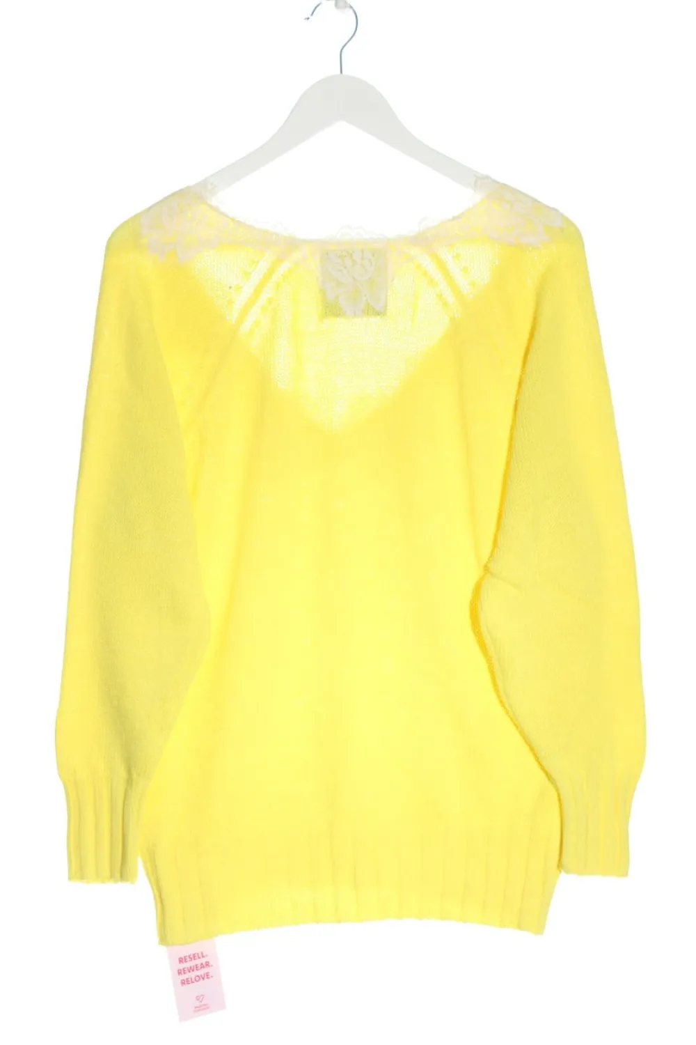 Pullover>pink memories Strickpullover Größe 38 blassgelbweiß