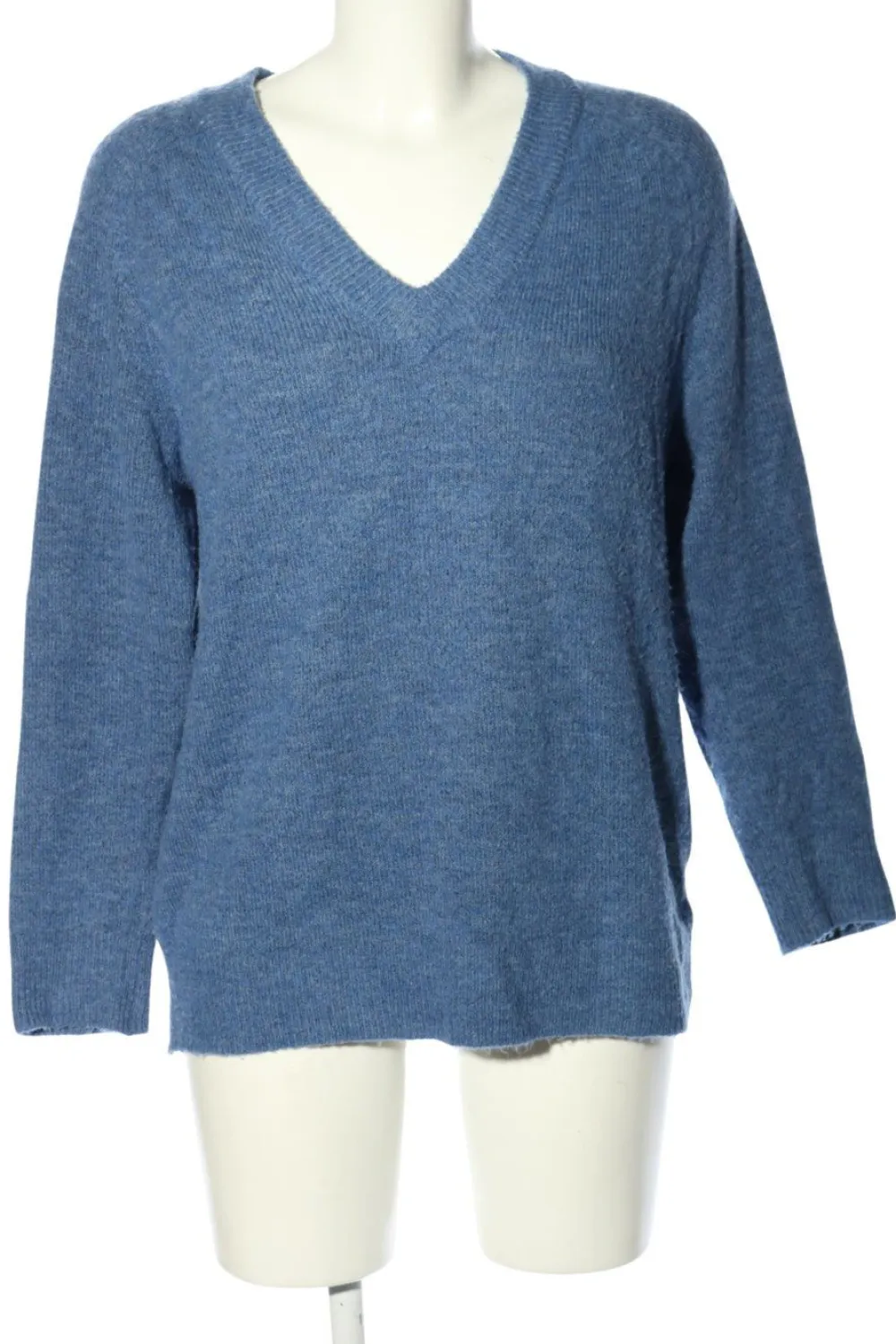 Pullover>H&M Basic Strickpullover Größe 34 blau