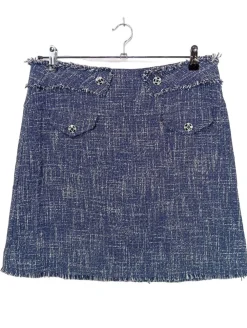 Röcke>Heine Strickrock Größe 42 blau