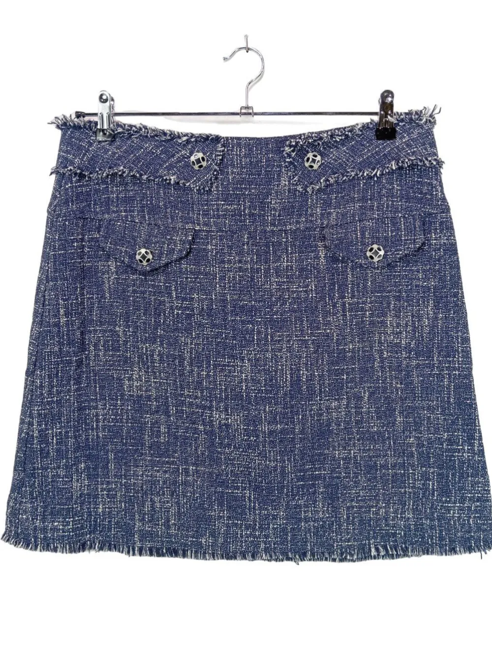 Röcke>Heine Strickrock Größe 42 blau