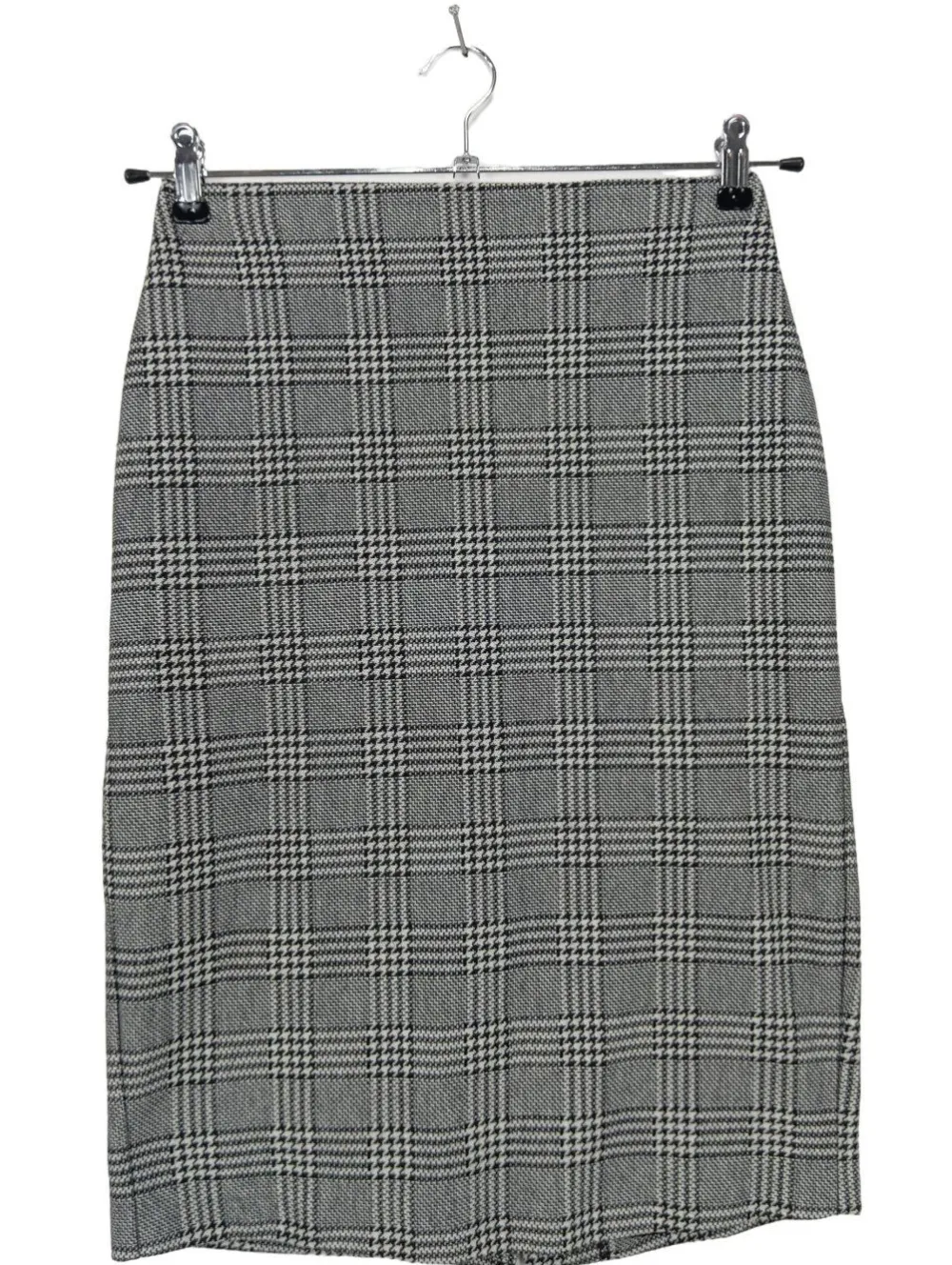 Röcke>Mango Strickrock Größe 38 hellgrau