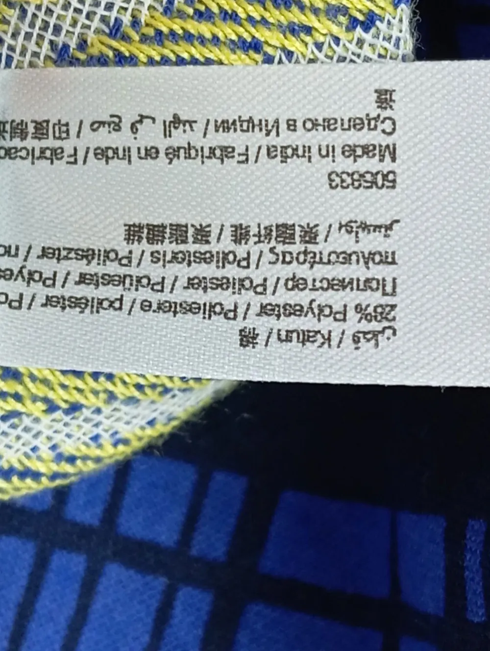 Schals>edc Strickschal blau