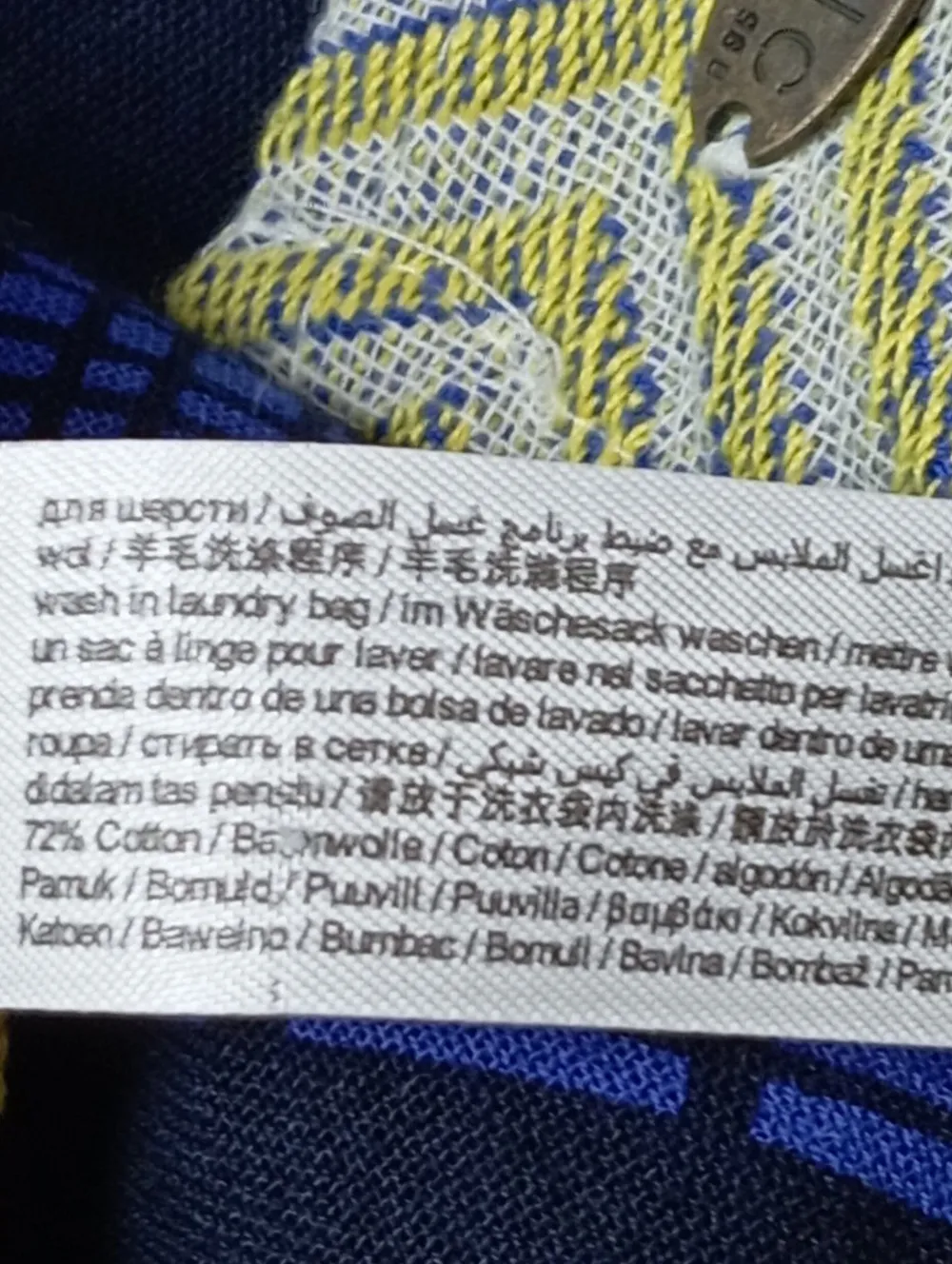 Schals>edc Strickschal blau