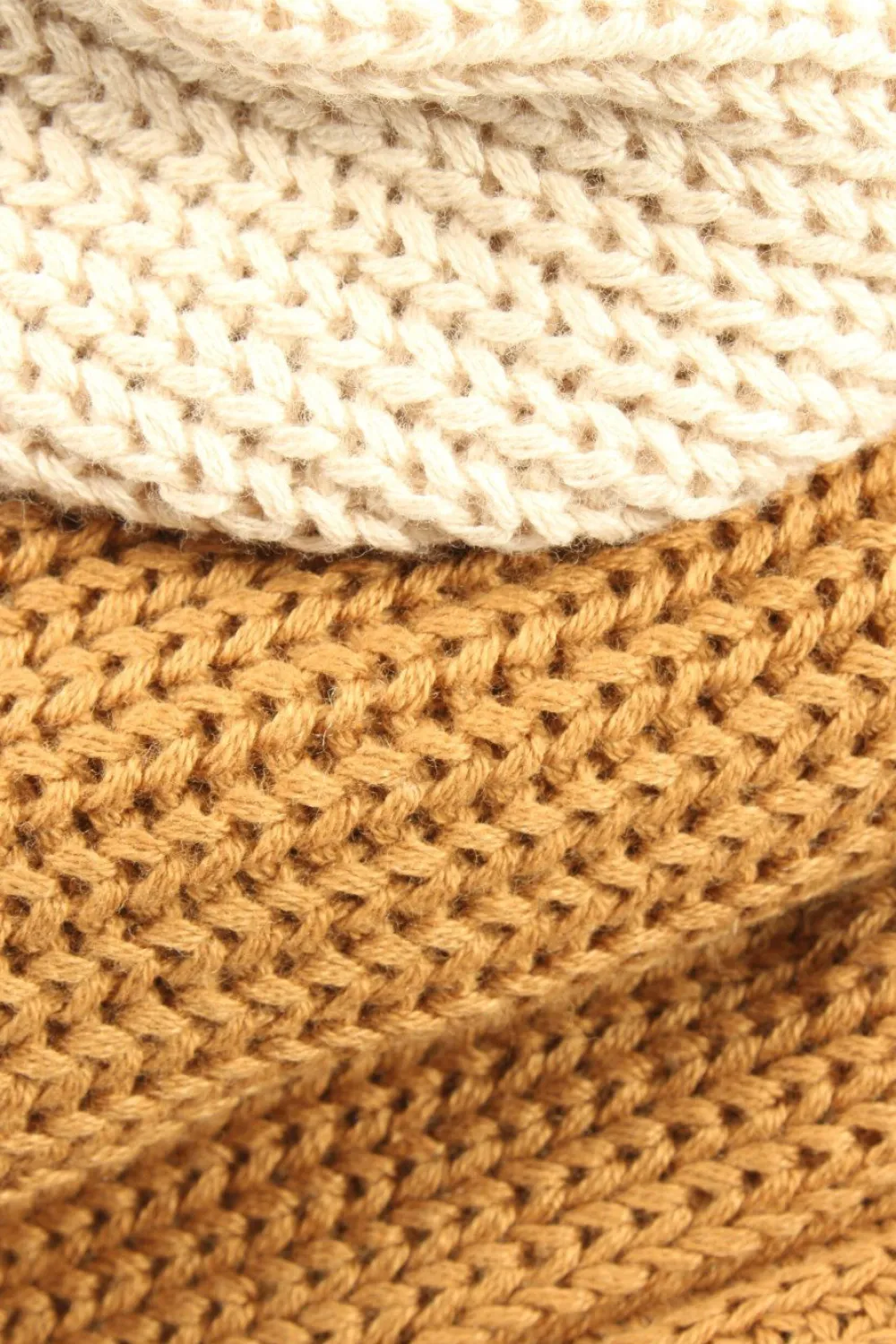 Schals>s.Oliver Strickschal sandbrauncreme