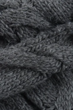 Strickschal-Himmelblau