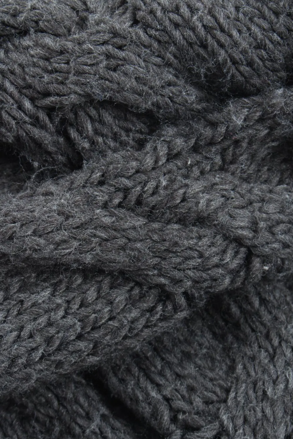 Strickschal-Himmelblau