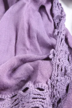 Schals>Hallhuber Strickschal lila