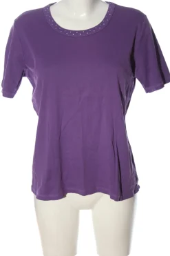 Shirts>Cassani Strickshirt Größe 46 lila