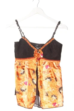 Tops>Vero Moda Stricktop Größe 36 hellorangeschwarz